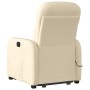 Silla de masaje reclinable de pie de tela color crema en Sillones | Comprar online en Foru.es
