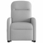 Sillón de masaje reclinable de pie de tela gris nube en Sillones | Comprar online en Foru.es