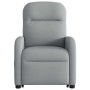 Sillón eléctrico reclinable elevable de tela gris claro en Sillones | Comprar online en Foru.es