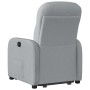 Sillón eléctrico reclinable elevable de tela gris claro en Sillones | Comprar online en Foru.es
