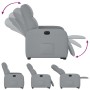 Sillón eléctrico reclinable elevable de tela gris claro en Sillones | Comprar online en Foru.es