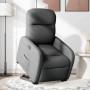 Sillón eléctrico reclinable elevable de tela gris oscuro en Sillones | Comprar online en Foru.es