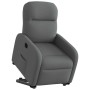 Sillón eléctrico reclinable elevable de tela gris oscuro en Sillones | Comprar online en Foru.es