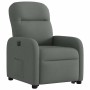 Sillón eléctrico reclinable elevable de tela gris oscuro en Sillones | Comprar online en Foru.es
