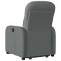 Sillón eléctrico reclinable elevable de tela gris oscuro en Sillones | Comprar online en Foru.es