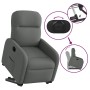 Sillón eléctrico reclinable elevable de tela gris oscuro en Sillones | Comprar online en Foru.es