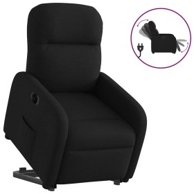 Sillón eléctrico reclinable elevable de tela negro en Sillones | Comprar online en Foru.es