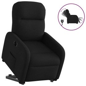 Sillón eléctrico reclinable elevable de tela negro en Sillones | Comprar online en Foru.es