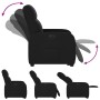 Sillón eléctrico reclinable elevable de tela negro en Sillones | Comprar online en Foru.es