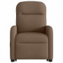 Sillón eléctrico reclinable elevable de tela marrón en Sillones | Comprar online en Foru.es
