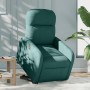 Sillón eléctrico reclinable elevable de tela verde oscuro en Sillones | Comprar online en Foru.es