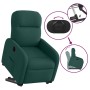 Sillón eléctrico reclinable elevable de tela verde oscuro en Sillones | Comprar online en Foru.es