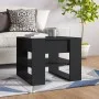 Mesa de centro madera contrachapada negro 55,5x55x45 cm de vidaXL, Mesas de centro - Ref: Foro24-810909, Precio: 43,33 €, Des...