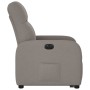 Sillón eléctrico reclinable elevable de tela gris taupe en Sillones | Comprar online en Foru.es