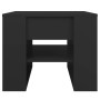 Mesa de centro madera contrachapada negro 55,5x55x45 cm de vidaXL, Mesas de centro - Ref: Foro24-810909, Precio: 43,87 €, Des...