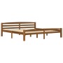 Estructura de cama madera maciza pino marrón miel 180x200 cm de vidaXL, Camas y somieres - Ref: Foro24-322080, Precio: 187,93...