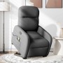 Sillón de masaje eléctrico reclinable elevable tela gris oscuro en Sillones | Comprar online en Foru.es