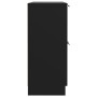 Aparador de madera contrachapada negro 60x30x70 cm de vidaXL, Aparadores - Ref: Foro24-811098, Precio: 67,88 €, Descuento: %