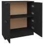 Aparador de madera contrachapada negro 60x30x70 cm de vidaXL, Aparadores - Ref: Foro24-811098, Precio: 67,88 €, Descuento: %
