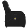 Sillón de masaje eléctrico reclinable elevable tela negro en Sillones | Comprar online en Foru.es