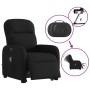 Sillón de masaje eléctrico reclinable elevable tela negro en Sillones | Comprar online en Foru.es