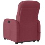 Sillón de masaje eléctrico reclinable elevable tela rojo tinto en Sillones | Comprar online en Foru.es