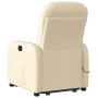 Sillón de masaje eléctrico reclinable elevable tela crema en Sillones | Comprar online en Foru.es