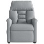 Sillón reclinable eléctrico tela gris claro en Sillones | Comprar online en Foru.es