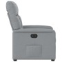 Sillón reclinable eléctrico tela gris claro en Sillones | Comprar online en Foru.es