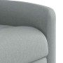 Sillón reclinable eléctrico tela gris claro en Sillones | Comprar online en Foru.es
