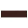 Toldo lateral retráctil de jardín marrón 180x600 cm de vidaXL, Sombrillas - Ref: Foro24-317969, Precio: 101,72 €, Descuento: %