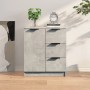 Aparador de madera contrachapada gris hormigón 60x30x70 cm de vidaXL, Aparadores - Ref: Foro24-811083, Precio: 66,48 €, Descu...