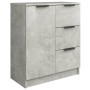 Aparador de madera contrachapada gris hormigón 60x30x70 cm de vidaXL, Aparadores - Ref: Foro24-811083, Precio: 66,48 €, Descu...