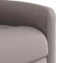 Sillón reclinable eléctrico tela gris taupé en Sillones | Comprar online en Foru.es