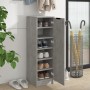 Mueble zapatero madera contrachapada gris hormigón 30x35x100 cm de vidaXL, Armarios y almacenamiento - Ref: Foro24-811434, Pr...