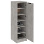 Mueble zapatero madera contrachapada gris hormigón 30x35x100 cm de vidaXL, Armarios y almacenamiento - Ref: Foro24-811434, Pr...