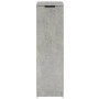 Mueble zapatero madera contrachapada gris hormigón 30x35x100 cm de vidaXL, Armarios y almacenamiento - Ref: Foro24-811434, Pr...
