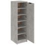Mueble zapatero madera contrachapada gris hormigón 30x35x100 cm de vidaXL, Armarios y almacenamiento - Ref: Foro24-811434, Pr...