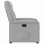 Sillón reclinable eléctrico de tela gris nube en Sillones | Comprar online en Foru.es