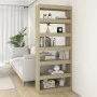 Estantería/divisor madera ingeniería roble Sonoma 80x30x198 cm de vidaXL, Librerías y estanterías - Ref: Foro24-811730, Preci...