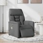 Sillón reclinable de masaje eléctrico tela gris oscuro en Sillones | Comprar online en Foru.es