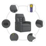 Sillón reclinable de masaje eléctrico tela gris oscuro en Sillones | Comprar online en Foru.es