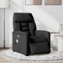 Sillón reclinable de masaje eléctrico tela negro en Sillones | Comprar online en Foru.es