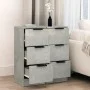 Sideboard 2 Stück betongraues Sperrholz 30x30x70 cm von vidaXL, Sideboards - Ref: Foro24-811160, Preis: 73,86 €, Rabatt: %