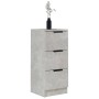 Aparador 2 uds madera contrachapada gris hormigón 30x30x70 cm de vidaXL, Aparadores - Ref: Foro24-811160, Precio: 74,55 €, De...