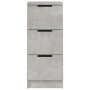 Aparador 2 uds madera contrachapada gris hormigón 30x30x70 cm de vidaXL, Aparadores - Ref: Foro24-811160, Precio: 74,55 €, De...