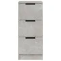 Sideboard 2 Stück betongraues Sperrholz 30x30x70 cm von vidaXL, Sideboards - Ref: Foro24-811160, Preis: 73,86 €, Rabatt: %