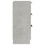 Aparador 2 uds madera contrachapada gris hormigón 30x30x70 cm de vidaXL, Aparadores - Ref: Foro24-811160, Precio: 74,55 €, De...