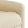 Sillón reclinable de masaje eléctrico tela color crema en Sillones | Comprar online en Foru.es