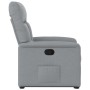 Sillón reclinable elevable de tela gris claro en Sillones | Comprar online en Foru.es